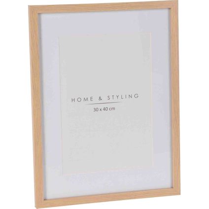 Home & Styling Fotolijst - hout - geschikt voor een foto van 30 x 40 cm