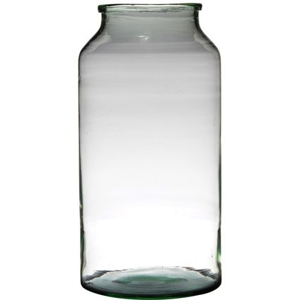 Bellatio design Vaas - gerecycled glas - 22 x 42 cm