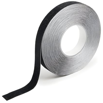 Antislip tape extra grof zwart B=25mm L=18,3m