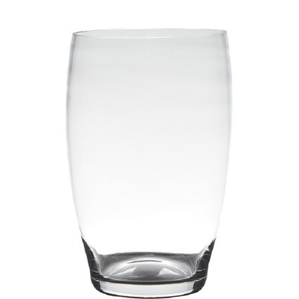 Hakbijl Glass Vaas - Tony - transparant - glas - 20 x 15 cm
