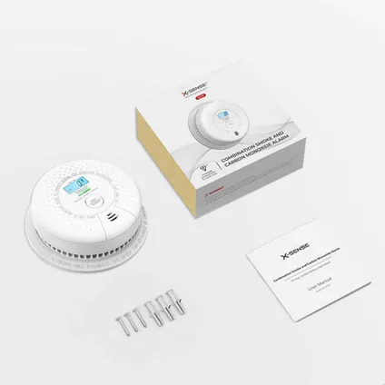 X-Sense SC01 Alarme combinée - Mesure la fumée et le CO - Batterie de 10 ans - 2 pièces 6