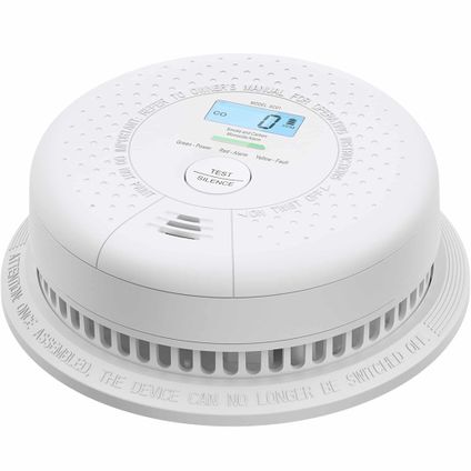 X-Sense SC01 Alarme combinée - Mesure la fumée et le CO - Batterie de 10 ans