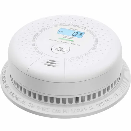 X-Sense SC01 Alarme combinée - Mesure la fumée et le CO - Batterie