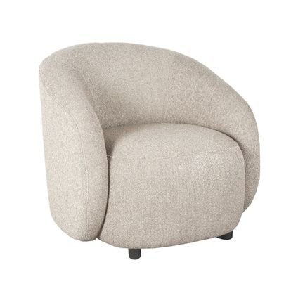 LABEL51 - Fauteuil Alby - Beige - Chicue Boucle