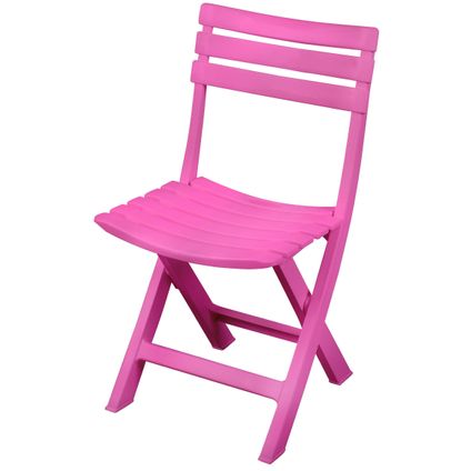 Sunnydays Klapstoel voor buiten/binnen - roze - 41 x 79 cm