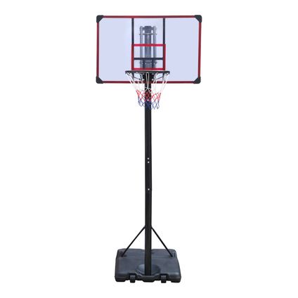 Engelhart Basketbalpaal verstelbaar 270-305 cm Zwart
