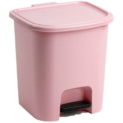 PlasticForte Pedaalemmer - roze - 7 l - 24 cm