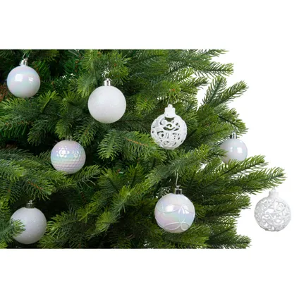 Bellatio decorations Kerstballen - 37 st - parelmoer - 6 cm 3