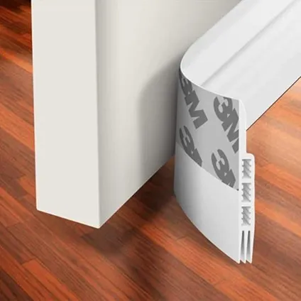 Simple Fix Joint de bas de porte 1 mètre blanc 2 pièces