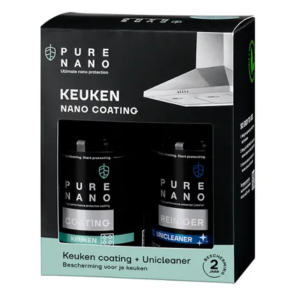 Pure Nano Keuken Coating inclusief ontvetter 250 ml 2