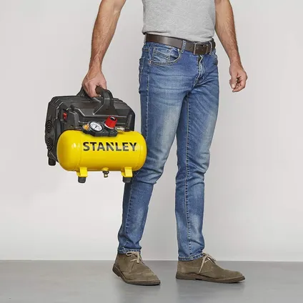 Stanley Compresseur - 750 W - 6 l - 8 Bar - 1 electric hp 5
