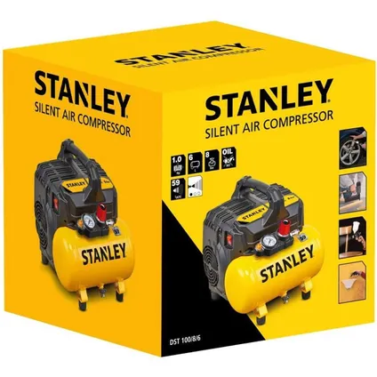 Stanley Compresseur - 750 W - 6 l - 8 Bar - 1 electric hp 6