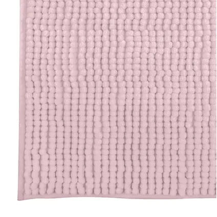 MSV Badkamerkleed/badmat tapijtje - lichtroze - 40 x 60 cm 2