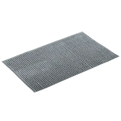 MSV Badkamerkleed/badmat tapijtje - lichtgrijs - 40 x 60 cm 2