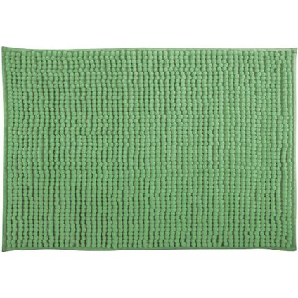 MSV Badkamerkleed/badmat voor op de vloer - groen - 60 x 90 cm
