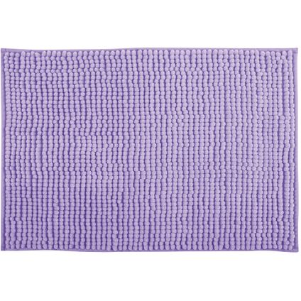 MSV Tapis de salle de bains/tapis de bain - violet lilas - 50 x 80 cm