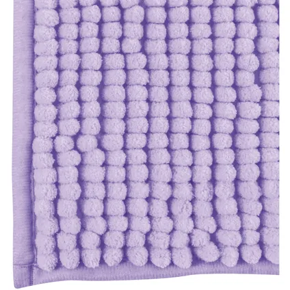 MSV Badkamerkleed/badmat tapijtje - lila paars - 50 x 80 cm 2