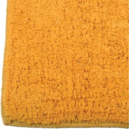 MSV Badkamerkleedje/badmat vloer - saffraan geel - 45 x 70 cm 2
