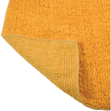 MSV Badkamerkleedje/badmat vloer - saffraan geel - 45 x 70 cm 3