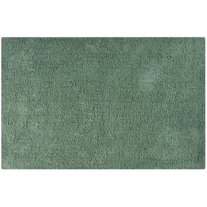 MSV Badkamerkleedje/badmat vloer - groen - 45 x 70 cm