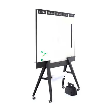 UIL verrijdbaar scrum-whiteboard - Magnetisch emaille - Mobiel 8