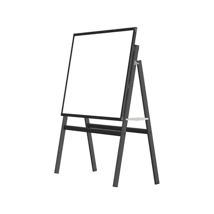 Whiteboard op statief - Magnetisch - 150x120 cm - Zwart 3
