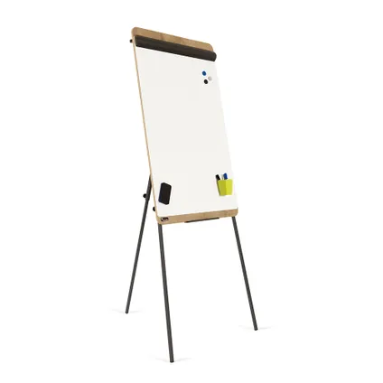 Rocada Natural flipover - Magnetisch whiteboard oppervlak - 69 x 99 cm 2