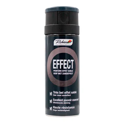Verf met zandeffect Aerosol - Richard 400 ml - Effect Grijs 3