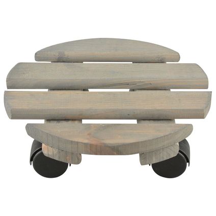 Esschert Design Plantentrolley - hout - 23 cm - tot 100 kg