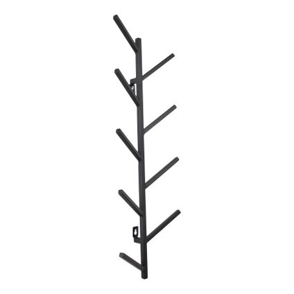 LOFT42 Tree Kapstok - Zwart – Metaal – 9 haken - 74x25x8