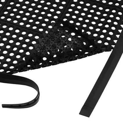 ulsonix Baguette de fixation - Pour tapis annelé en caoutchouc 10050276 - 95 x 6 x 1 cm - Noir ULX-RM-12 6