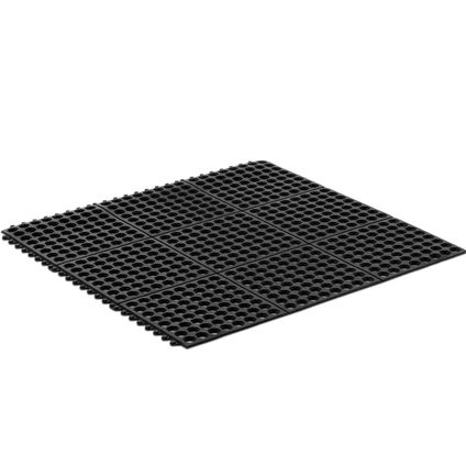 ulsonix Antivermoeidheidsmat - 92 x 92 x 0.5 cm - zwart ULX-RM-03