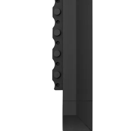 ulsonix Afsluitstrip - voor ringrubber mat 10050281 - 95 x 6 x 1 cm - zwart - 145 stuks ULX-RM-11 2
