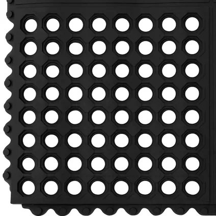 ulsonix ring rubber mat - 100 x 100 x 1 cm - zwart ULX-RM-05 2