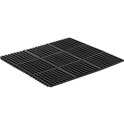 ulsonix ring rubber mat - 92 x 92 x 1 cm - zwart ULX-RM-06