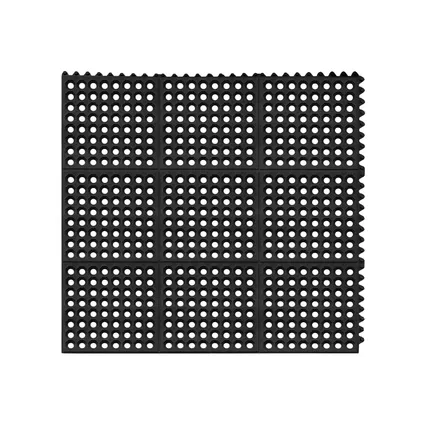 ulsonix ring rubber mat - 92 x 92 x 1 cm - zwart ULX-RM-06 4
