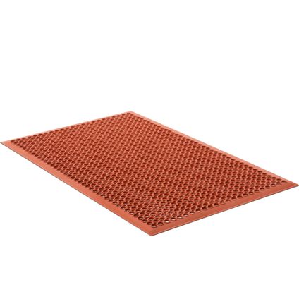ulsonix Rubberen mat - 153 x 92 x 1 cm - rood ULX-RM-02