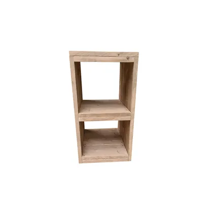 bureaukastje voor op onder je bureau,  gemaakt van verouderd steigerhout. 3