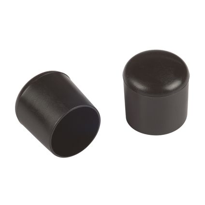 Fix-O-Moll stoelpootdoppen zwart 18 mm 4st
