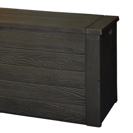 Kussenbox - hout motief - 300 l - 120 x 45 x 58 cm 3