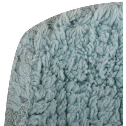 MSV WC/Badkamerkleed/badmat voor op de vloer - lichtblauw - 45 x 35 cm 3