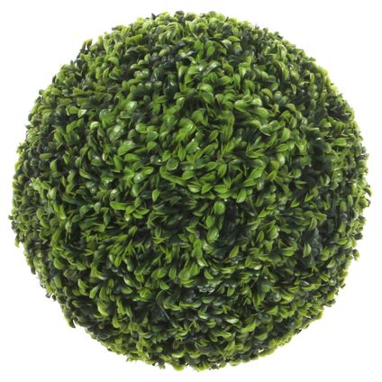 Mica Decorations Kunstplant - buxusbol - groen - 27 cm