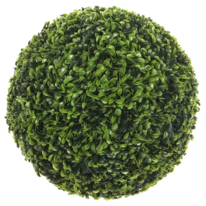 Mica Decorations Kunstplant - buxusbol - groen - 27 cm