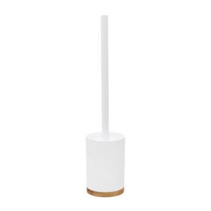 5five Toiletborstel met houder - wit - polyresin - 40 cm