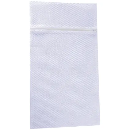 MSV Waszak voor kwetsbare kleding wasgoed/waszak - wit - 60 x 90 cm