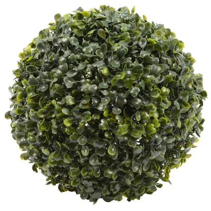 Everlands Buxus bol kunstplant - D26 cm - groen - kunststof