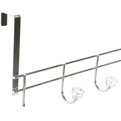 Items Kapstok - deurhanger - zilverkleurig - 5-haaks - 47 cm 3