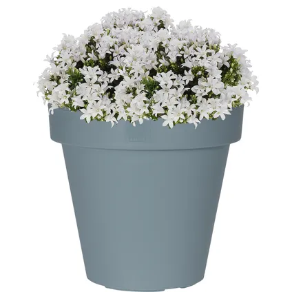 Pro Garden Plantenpot/bloempot - Tuin - kunststof - blauw - D50 cm 2