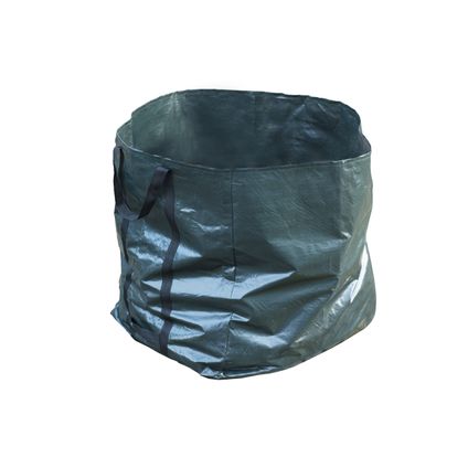 Tuinafvalzak - vierkant - opvouwbaar - groen - 227 liter