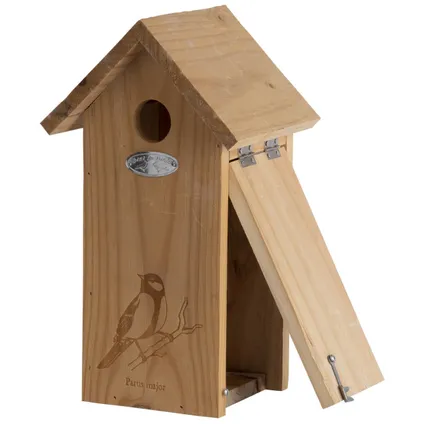 Best for Birds Vogelhuisje - hout - Koolmees nestkastje - 30 cm 2